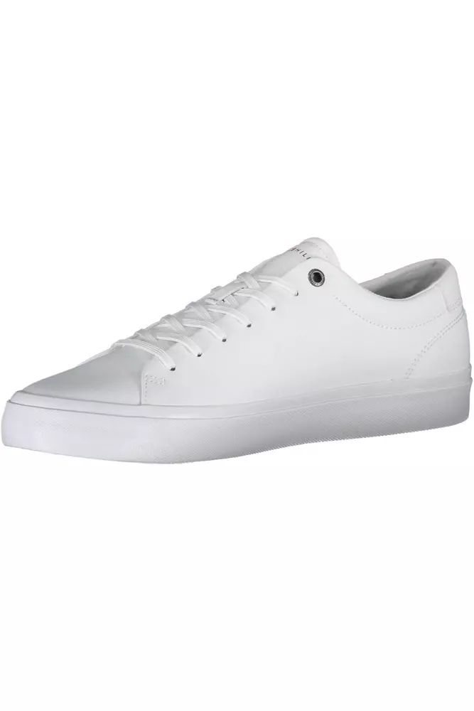 Tommy Hilfiger White Polyester Sneaker