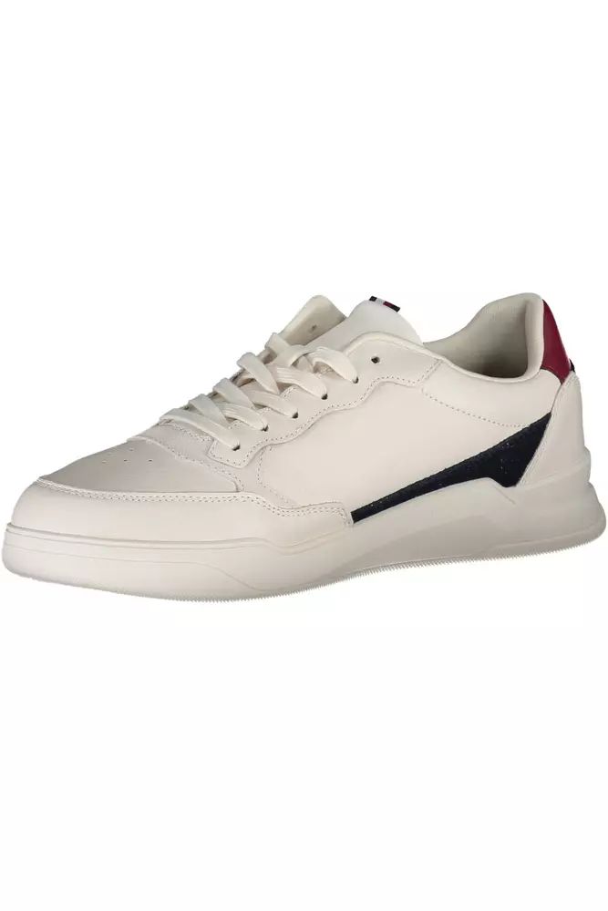 Tommy Hilfiger White Polyester Sneaker