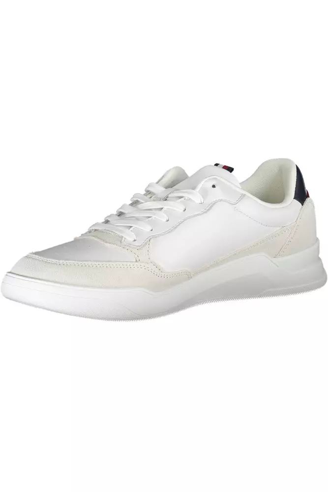 Tommy Hilfiger White Polyester Sneaker