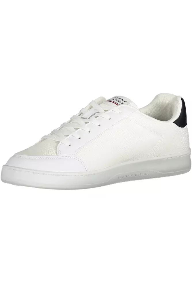 Tommy Hilfiger White Polyester Sneaker