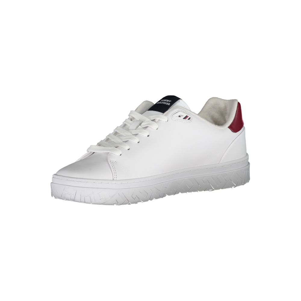 Tommy Hilfiger White Polyester Sneaker