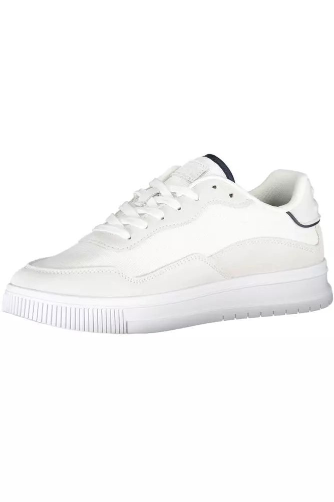 Tommy Hilfiger White Polyester Sneaker