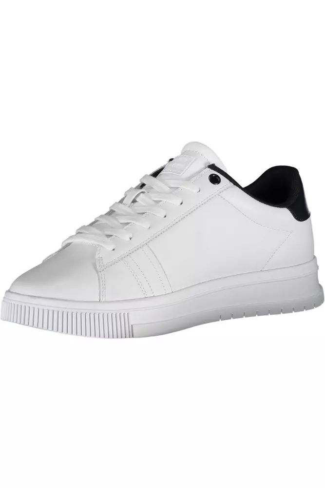 Tommy Hilfiger White Polyester Sneaker