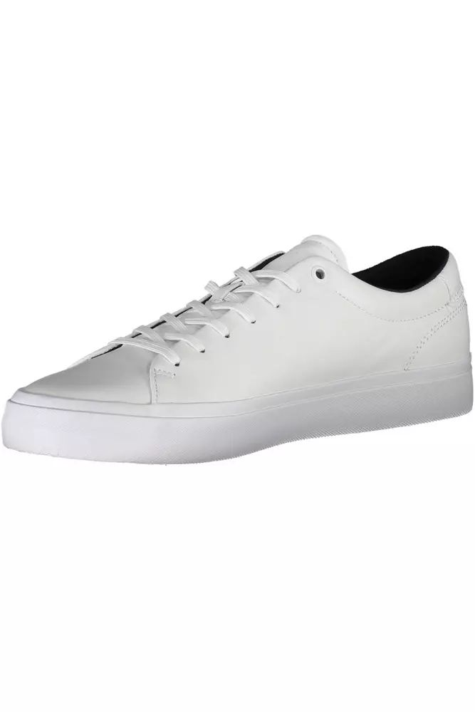 Tommy Hilfiger White Polyester Sneaker