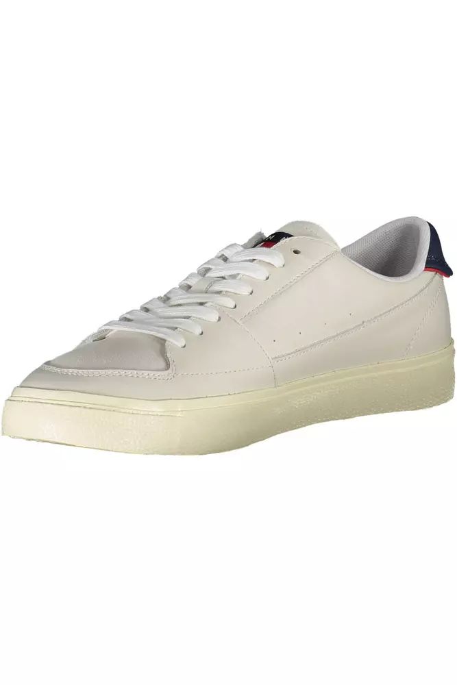 Tommy Hilfiger White Polyester Sneaker