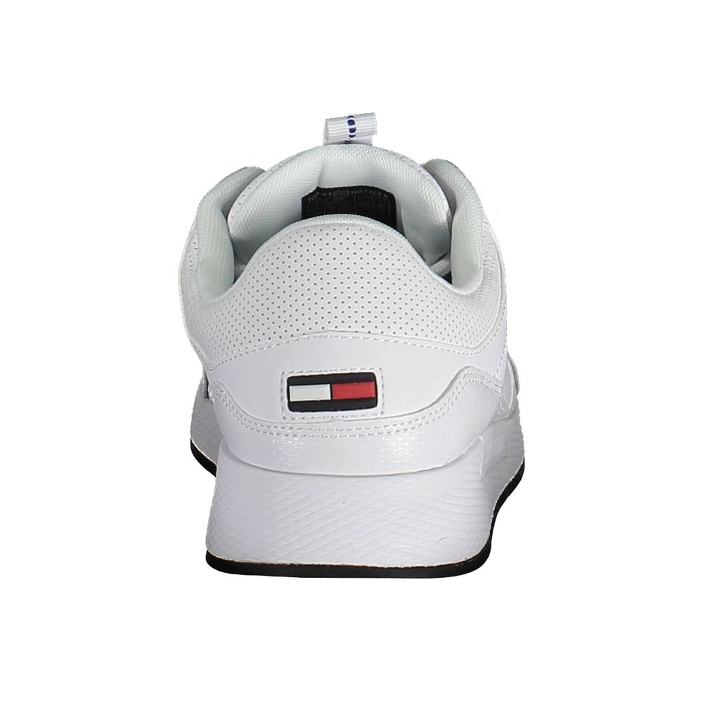 Tommy Hilfiger White Polyester Sneaker