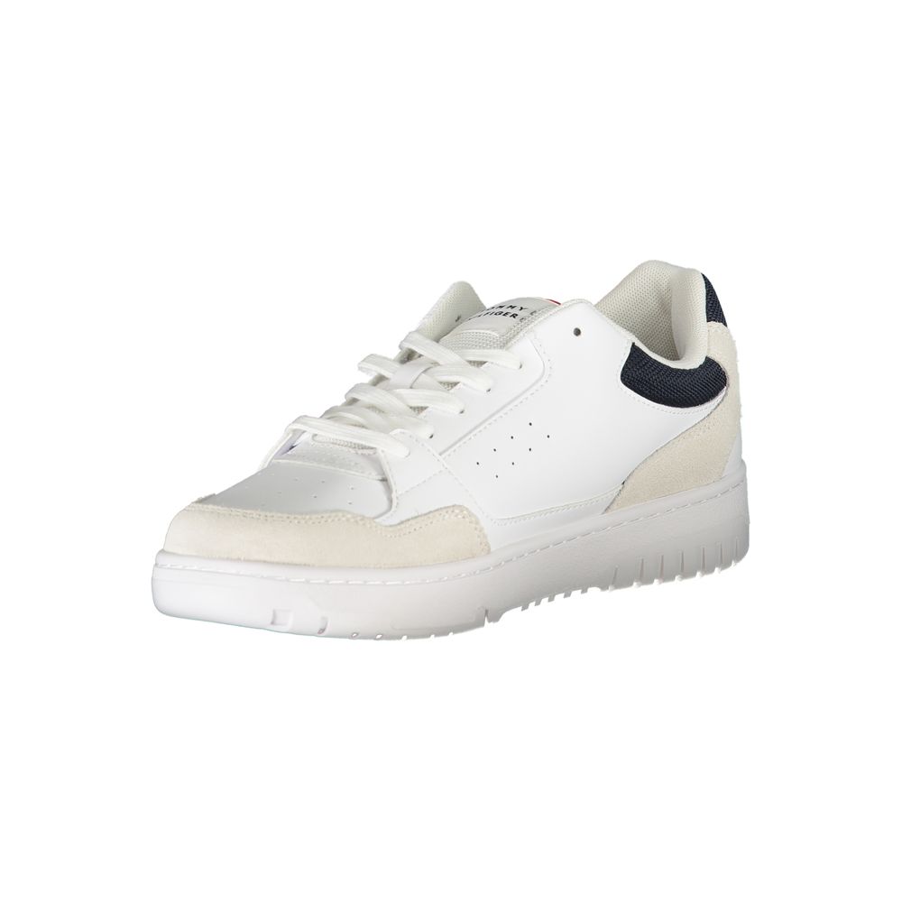 Tommy Hilfiger White Polyester Sneaker