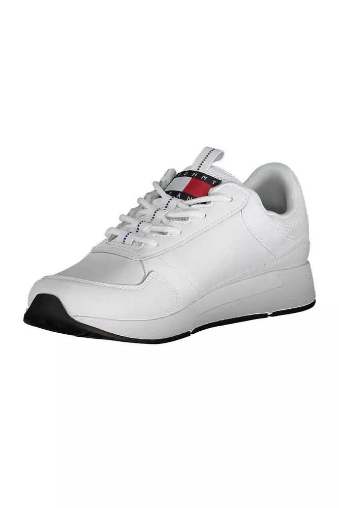 Tommy Hilfiger White Polyester Sneaker