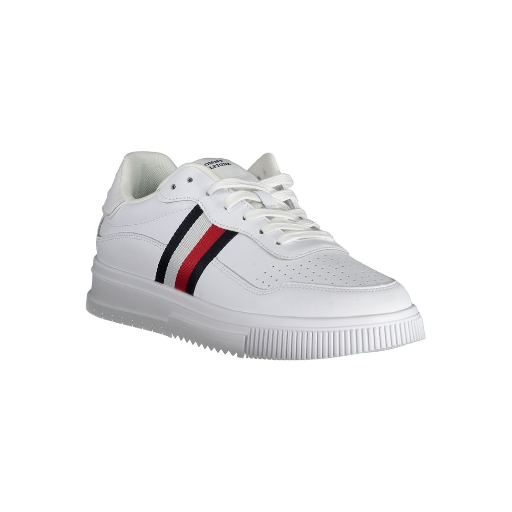 Tommy Hilfiger White Polyester Sneaker