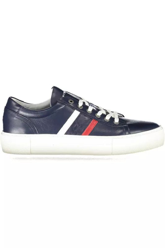 Tommy Hilfiger Blue Cotton Sneaker