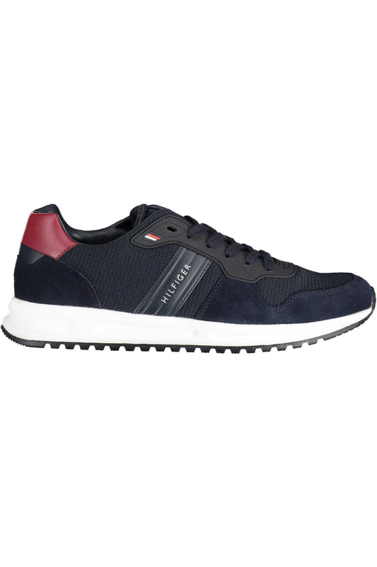 Tommy Hilfiger Blue Polyester Sneaker