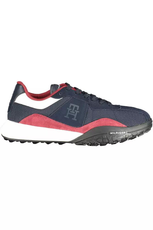 Tommy Hilfiger Blue Polyester Sneaker