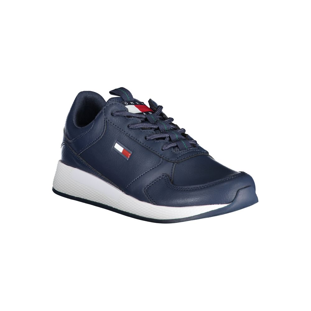 Tommy Hilfiger Blue Polyester Sneaker