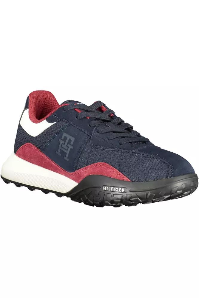 Tommy Hilfiger Blue Polyester Sneaker