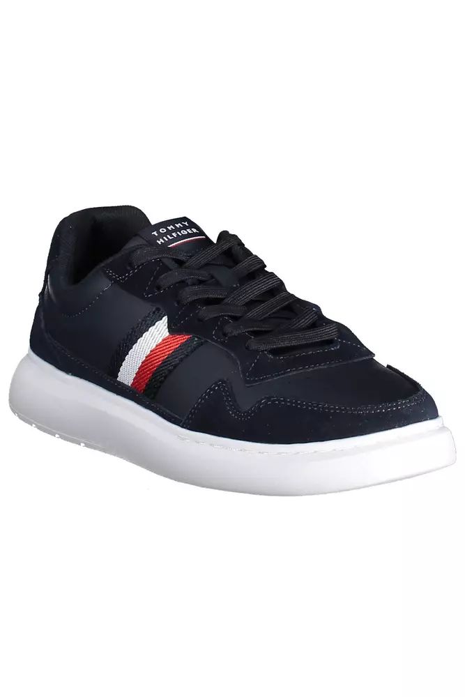 Tommy Hilfiger Blue Polyester Sneaker