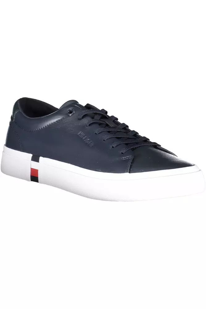 Tommy Hilfiger Blue Polyester Sneaker