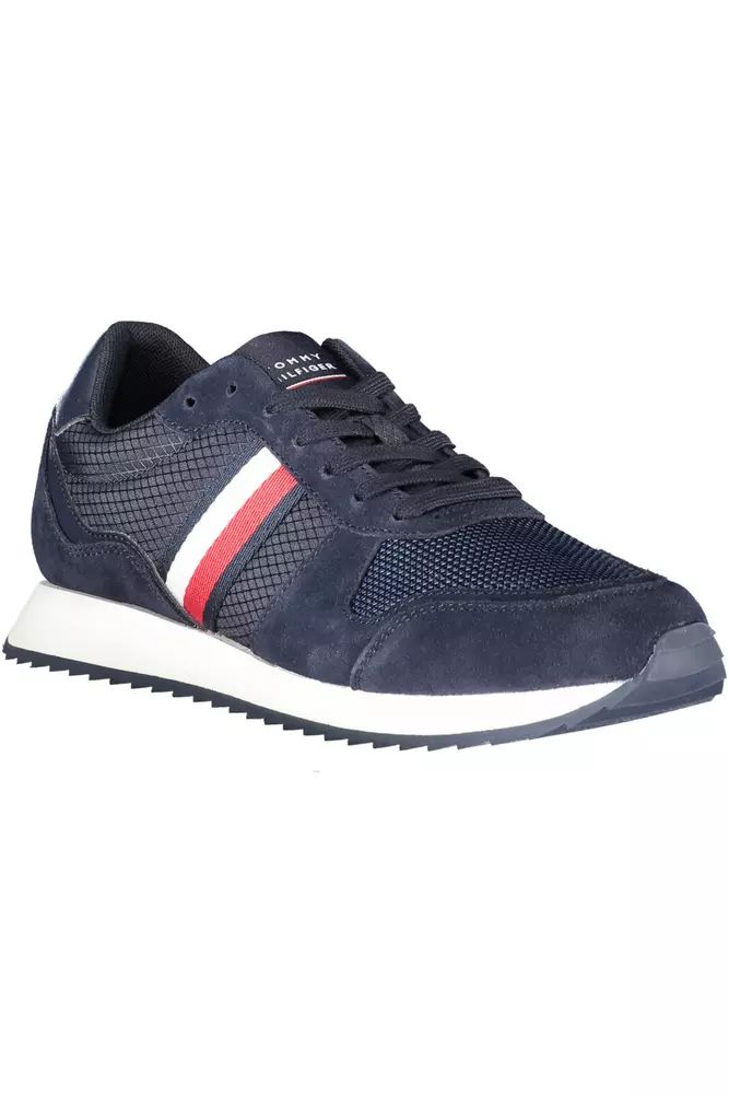 Tommy Hilfiger Blue Polyester Sneaker