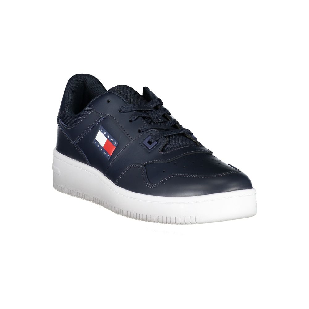 Tommy Hilfiger Blue Polyester Sneaker