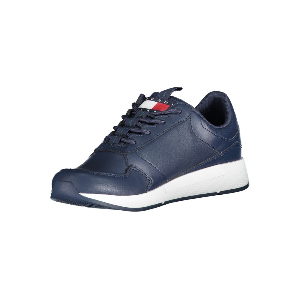 Tommy Hilfiger Blue Polyester Sneaker