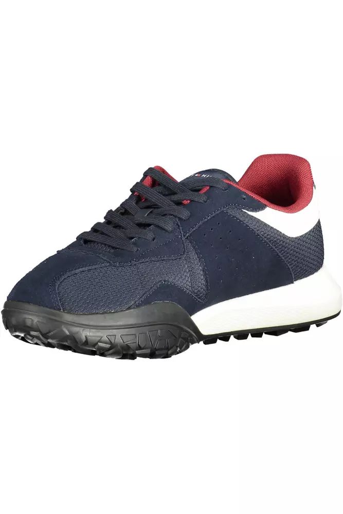 Tommy Hilfiger Blue Polyester Sneaker