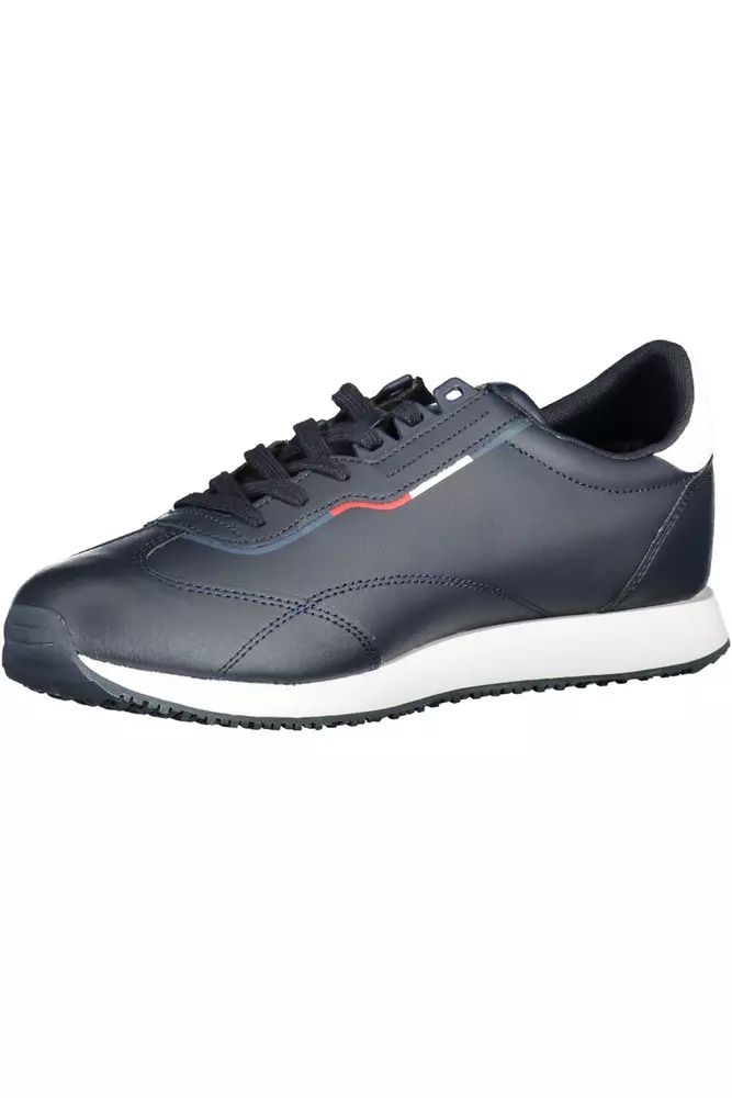 Tommy Hilfiger Blue Polyester Sneaker