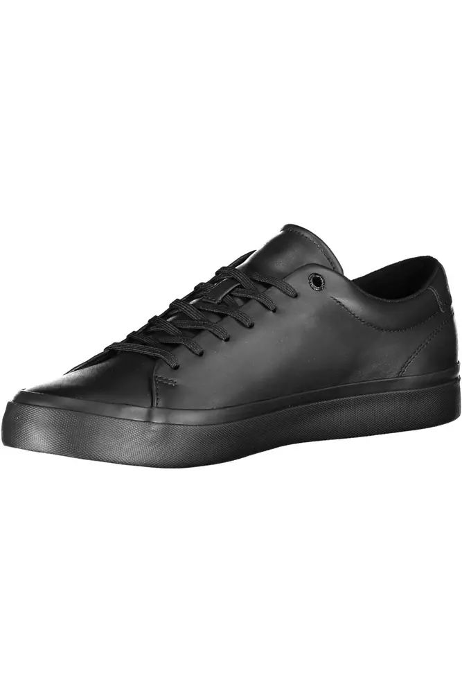 Tommy Hilfiger Black Polyester Sneaker