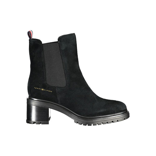 Tommy Hilfiger Black Polyester Boot