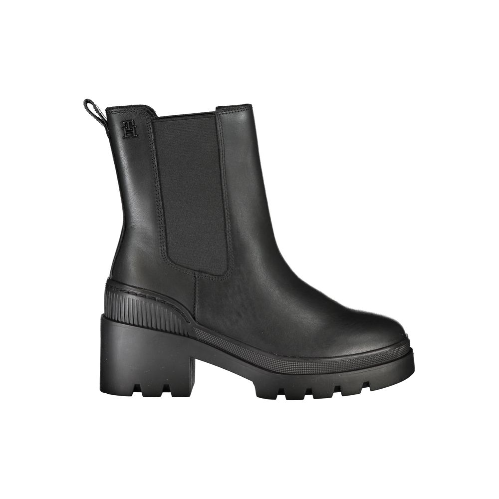 Tommy Hilfiger Black Polyester Boot