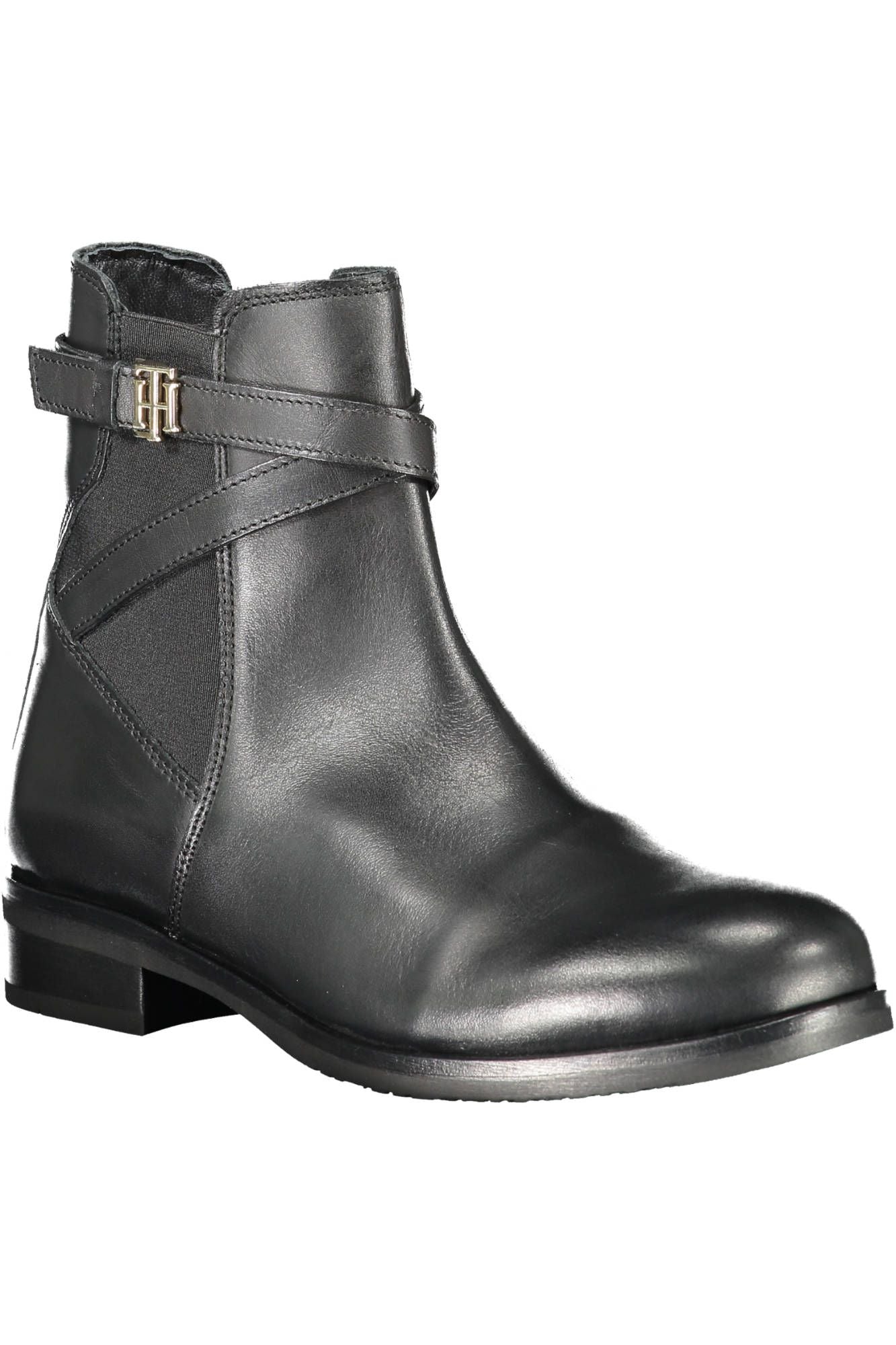 Tommy Hilfiger Black Polyester Boot