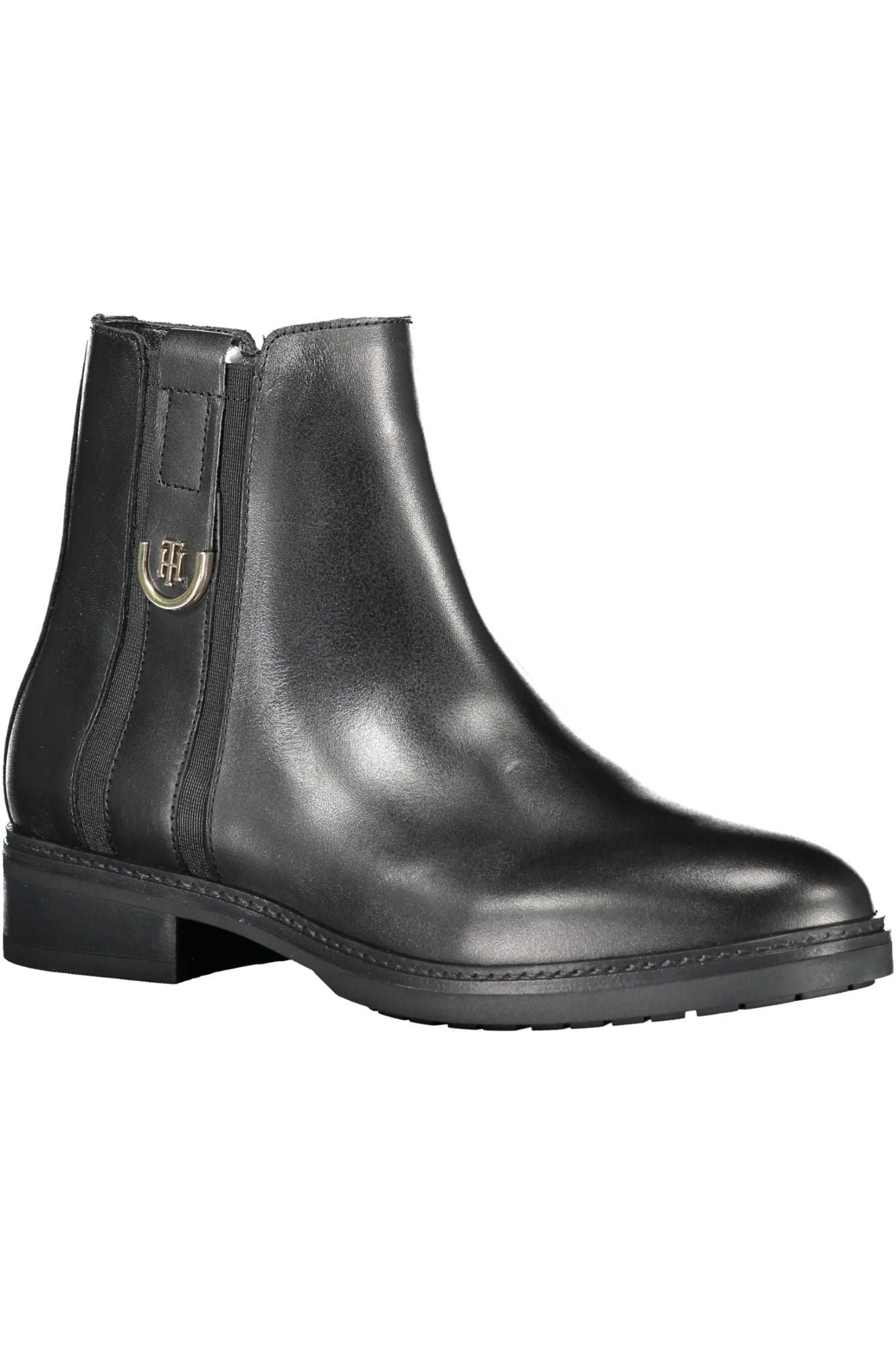 Tommy Hilfiger Black Polyester Boot