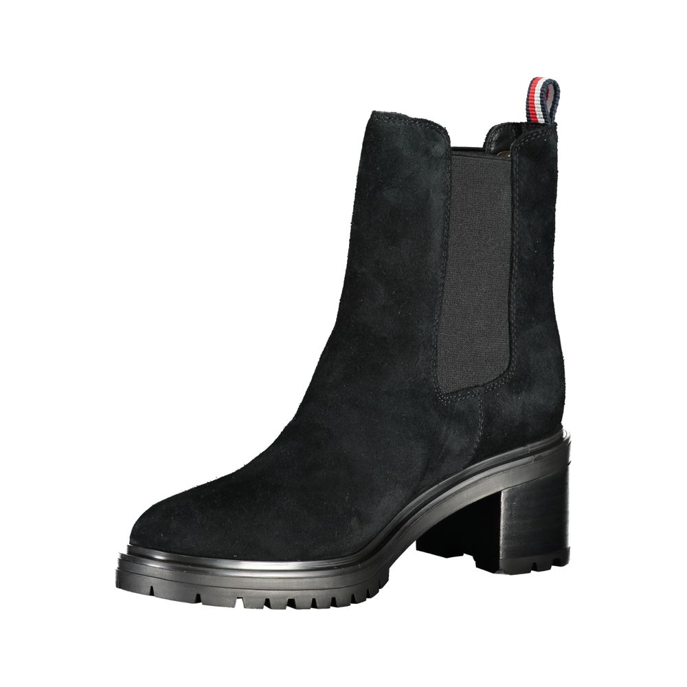 Tommy Hilfiger Black Polyester Boot