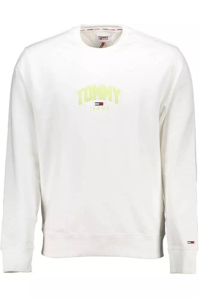 Tommy Hilfiger White Cotton Sweater