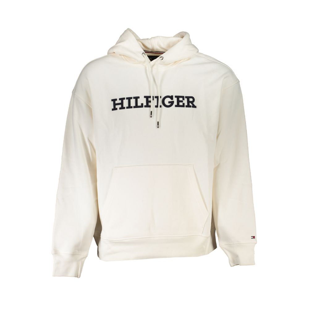 Tommy Hilfiger White Cotton Sweater