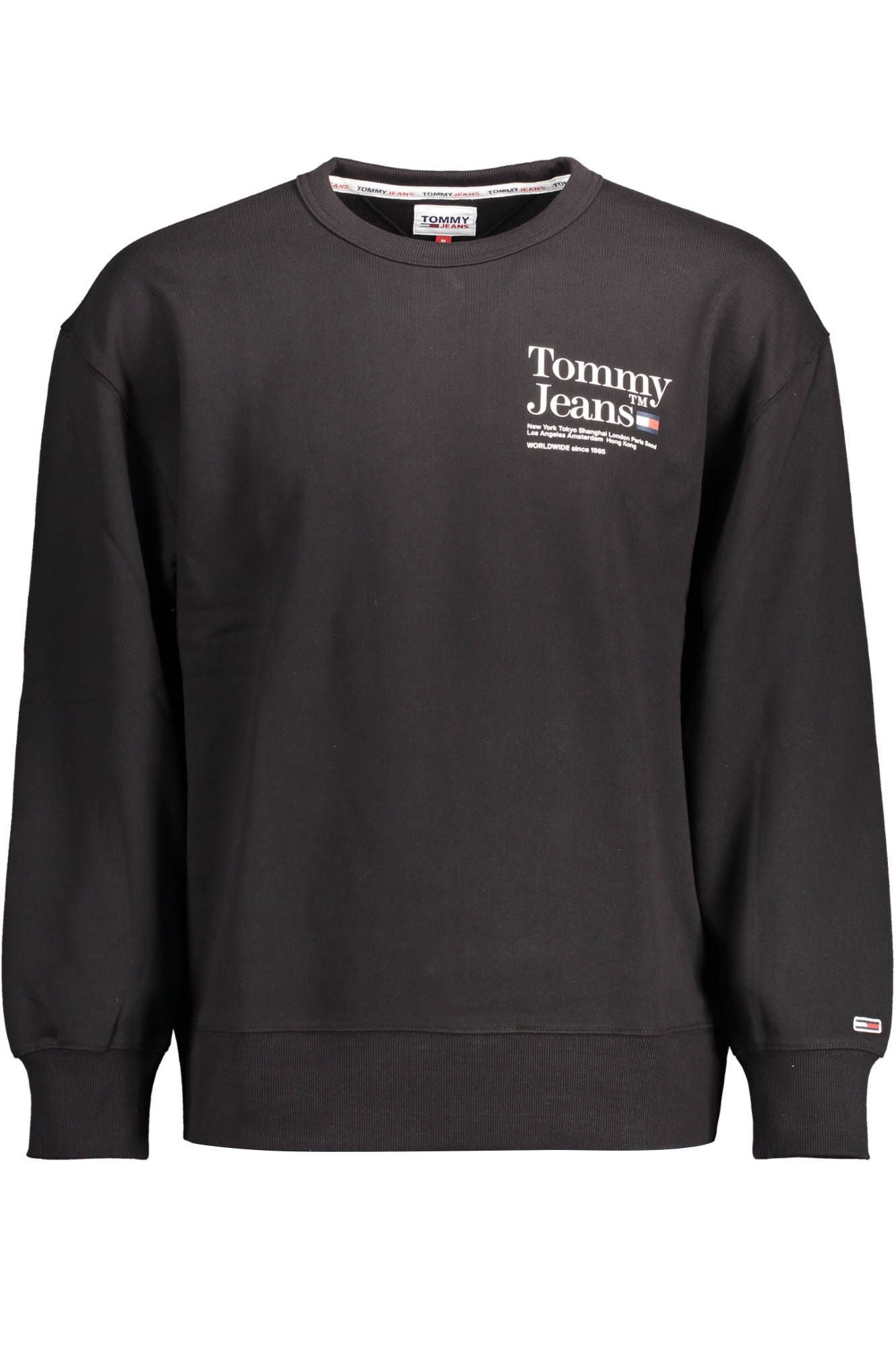 Tommy Hilfiger Black Cotton Sweater