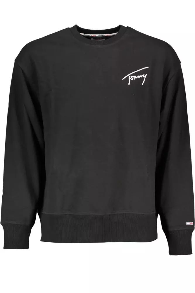 Tommy Hilfiger Black Cotton Sweater