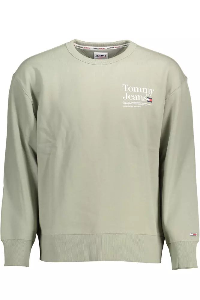 Tommy Hilfiger Green Cotton Sweater