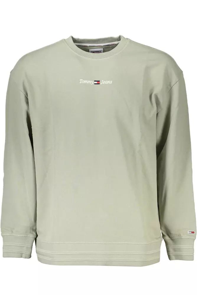 Tommy Hilfiger Green Cotton Sweater