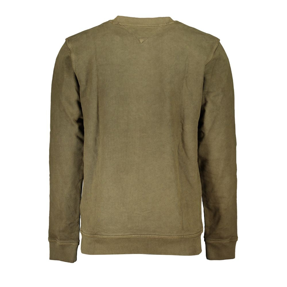 Tommy Hilfiger Green Cotton Sweater