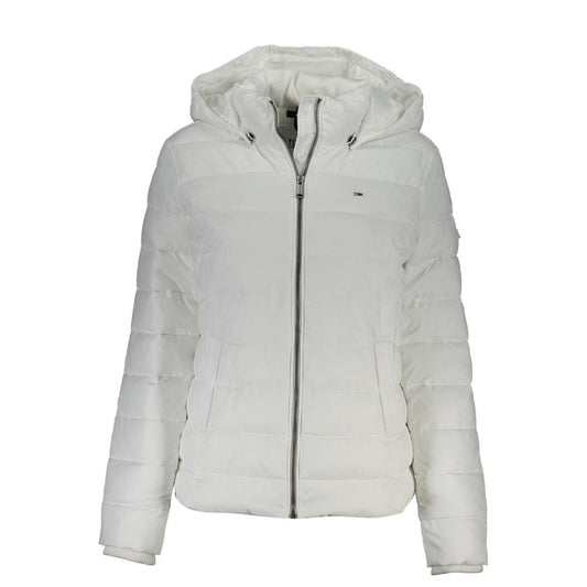 Tommy Hilfiger White Polyester Jackets & Coat