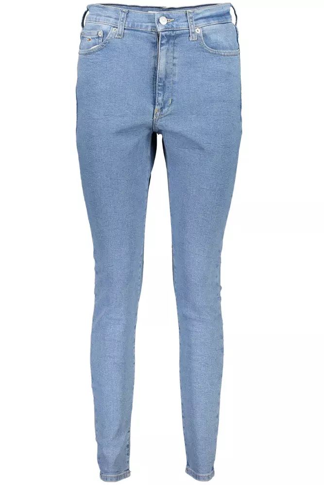 Tommy Hilfiger Light Blue Cotton Jeans & Pant