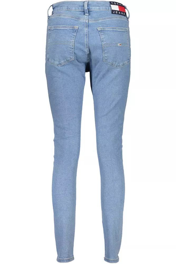 Tommy Hilfiger Light Blue Cotton Jeans & Pant