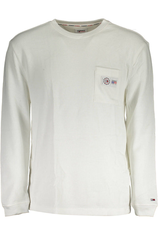 Tommy Hilfiger White Cotton Sweater