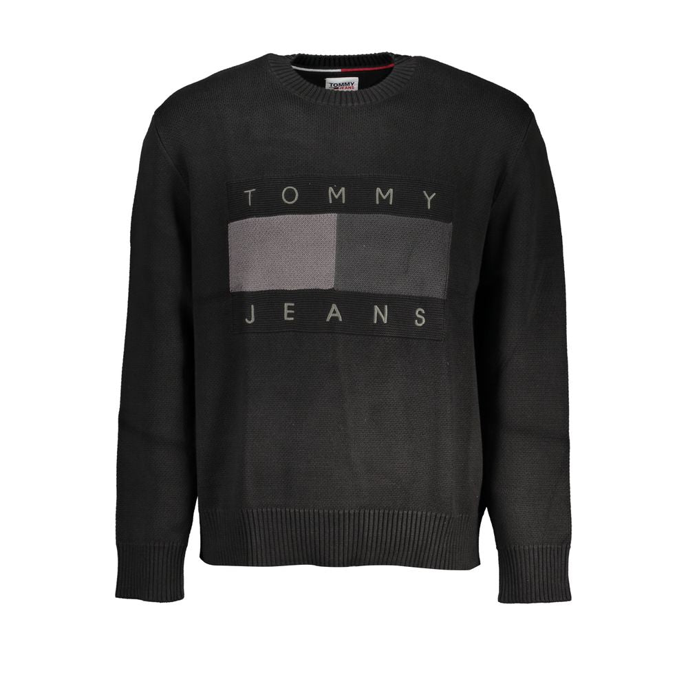 Tommy Hilfiger Black Cotton Sweater