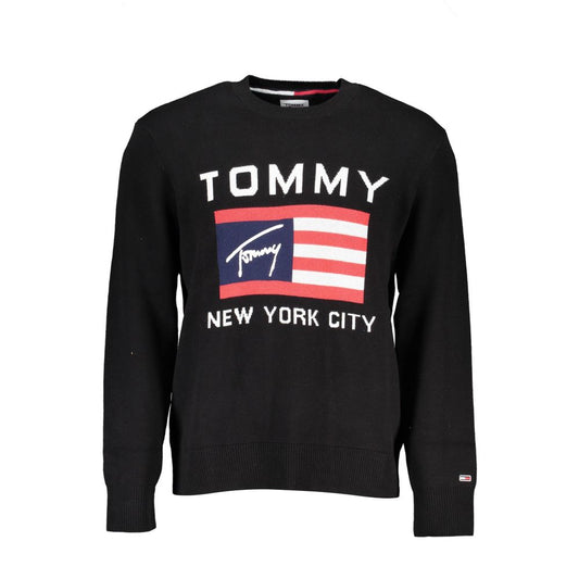 Tommy Hilfiger Black Cotton Sweater