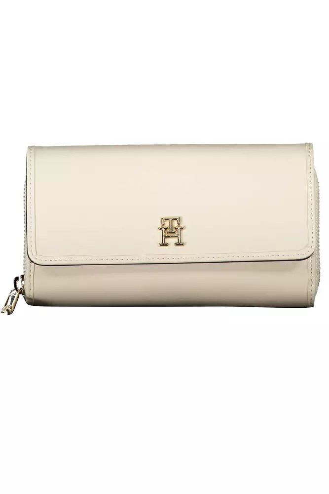 Tommy Hilfiger White Polyethylene Wallet