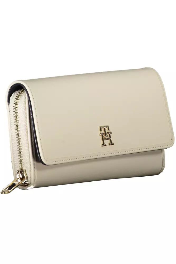 Tommy Hilfiger White Polyethylene Wallet