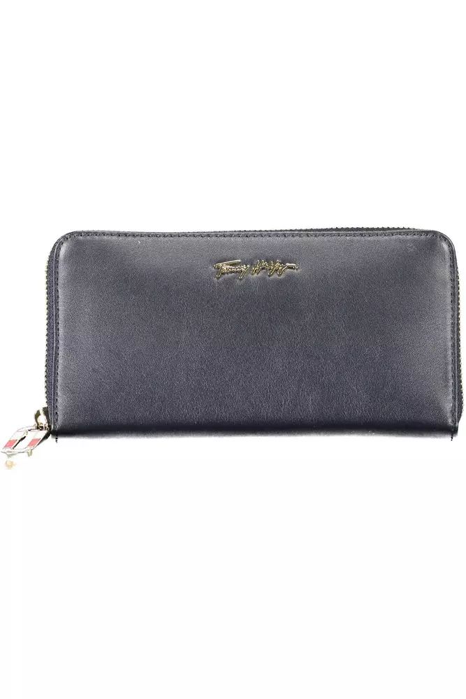 Tommy Hilfiger Blue Leather Wallet