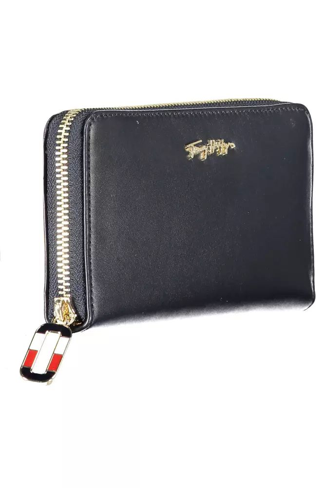 Tommy Hilfiger Blue Leather Wallet