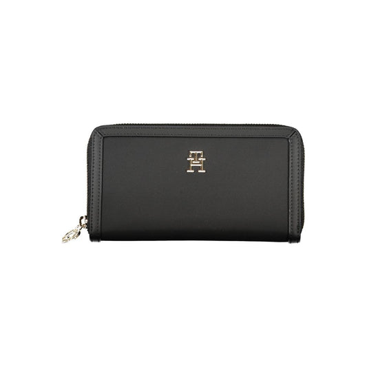 Tommy Hilfiger Black Polyester Wallet