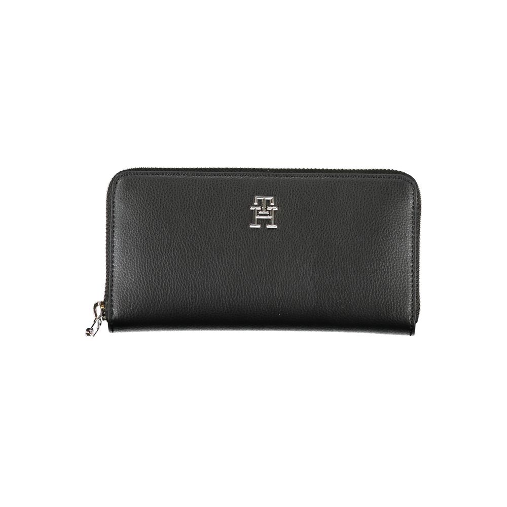 Tommy Hilfiger Black Polyester Wallet